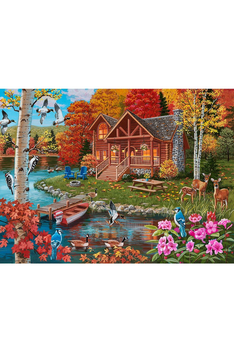 Autumn at the Lake 1000 piece Jigsaw Puzzle for Adults, Alternate, color, Multicolor