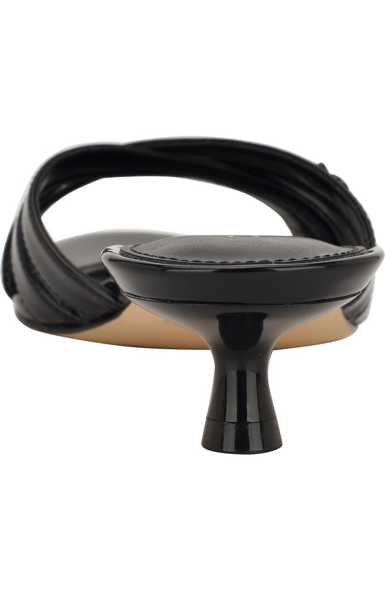 Calvin Klein Gabbie Kitten Heel Slide Sandal, Alternate, color, Black