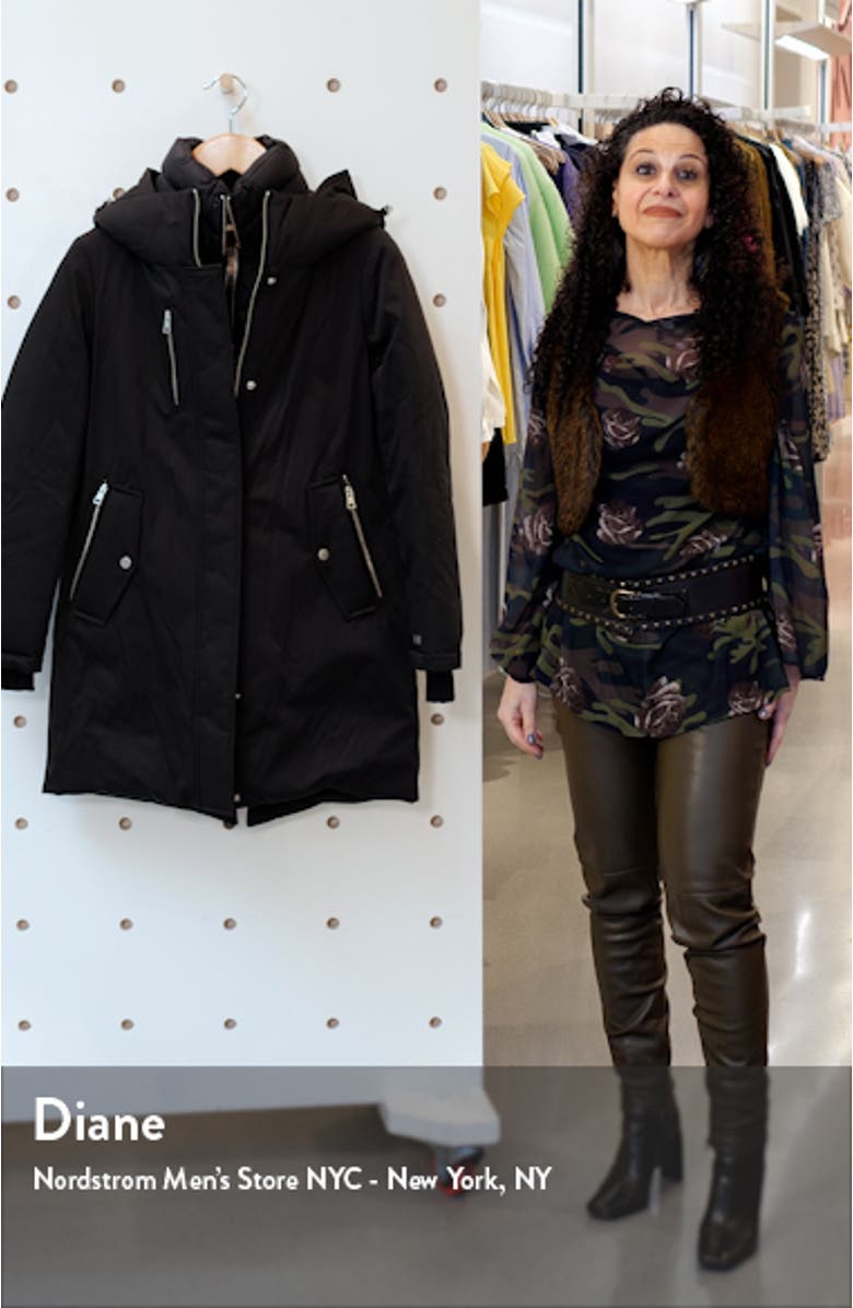 Belina Water Repellent Down Coat with Bib, sales video thumbnail