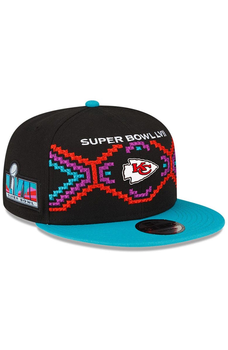New Era Men's New Era  Black Kansas City Chiefs Super Bowl LVII Tarmac 9FIFTY Snapback Hat, Main, color, 