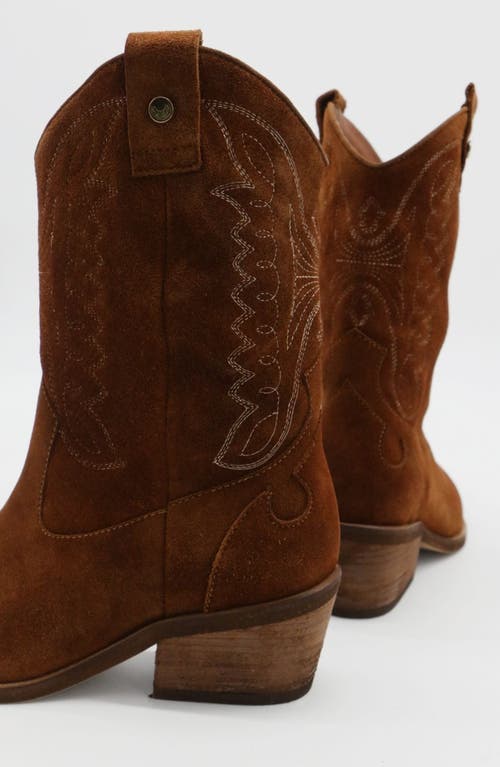 Stivali New York Unstoppable Western Cowboy Boots In Tan