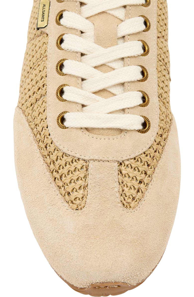 AllSaints Liam Woven Sneaker, Alternate, color, Off White/Sand