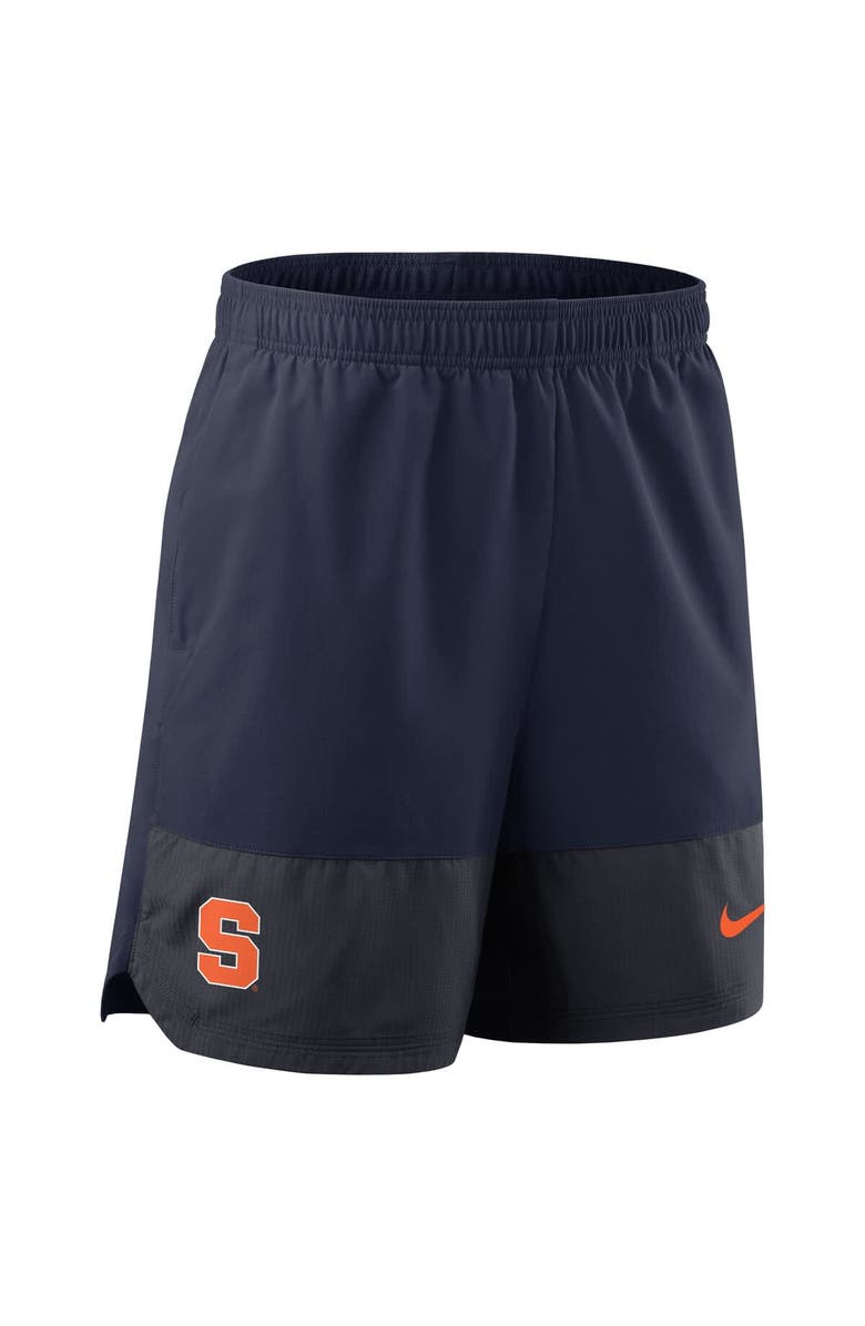 Nike Men's Nike Navy Syracuse Orange 2025 Sideline Performance Shorts, Alternate, color,