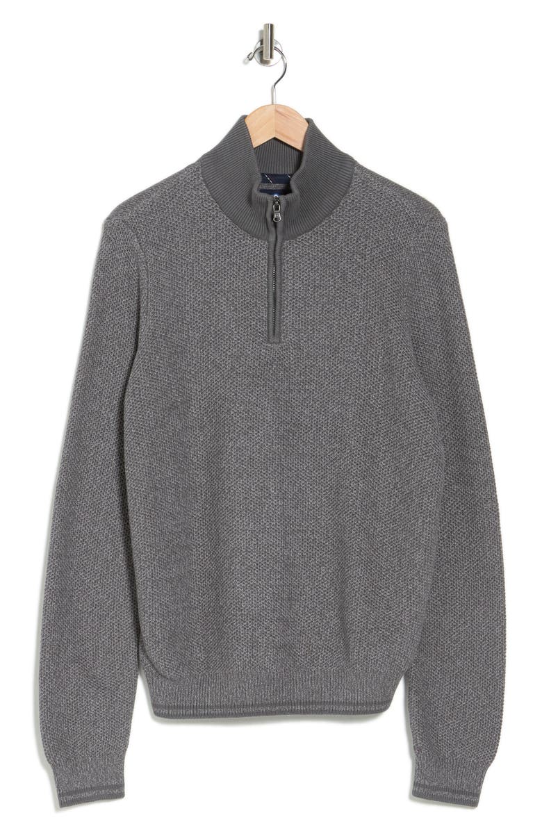 Ben Sherman Honeycomb Knit Half Zip Pullover, Alternate, color, 
