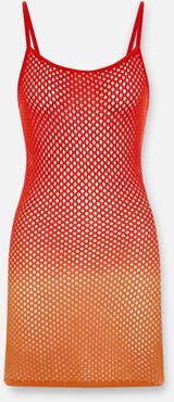 PCFG Golden Hour Open Knit Beach Mini Dress