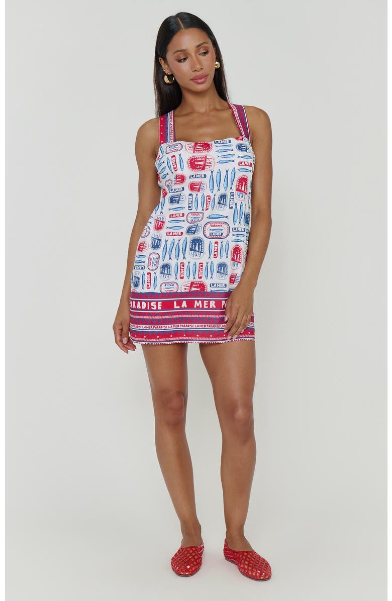 Show Me Your Mumu Detour Mini Dress, Alternate, color, Sardine Border