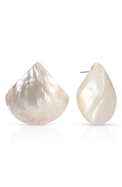 Rising Tide Mother-of-Pearl Earrings