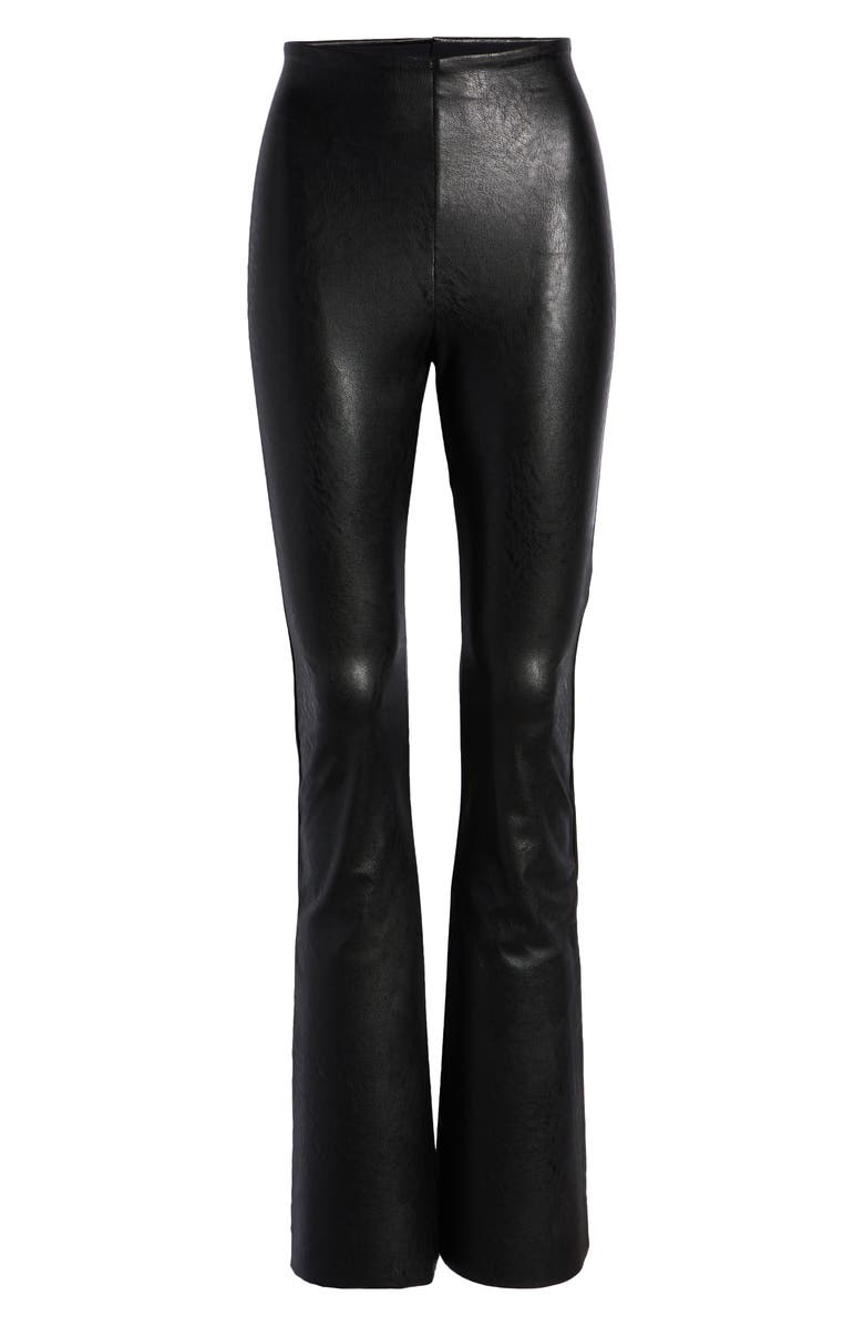 Commando Faux Leather Flare Leggings, Alternate, color, 