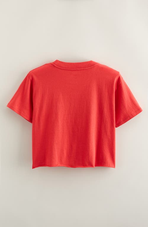 Treasure & Bond Kids' Band Graphic Cotton T-shirt In Red