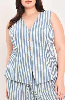 Striped Cotton Vest
