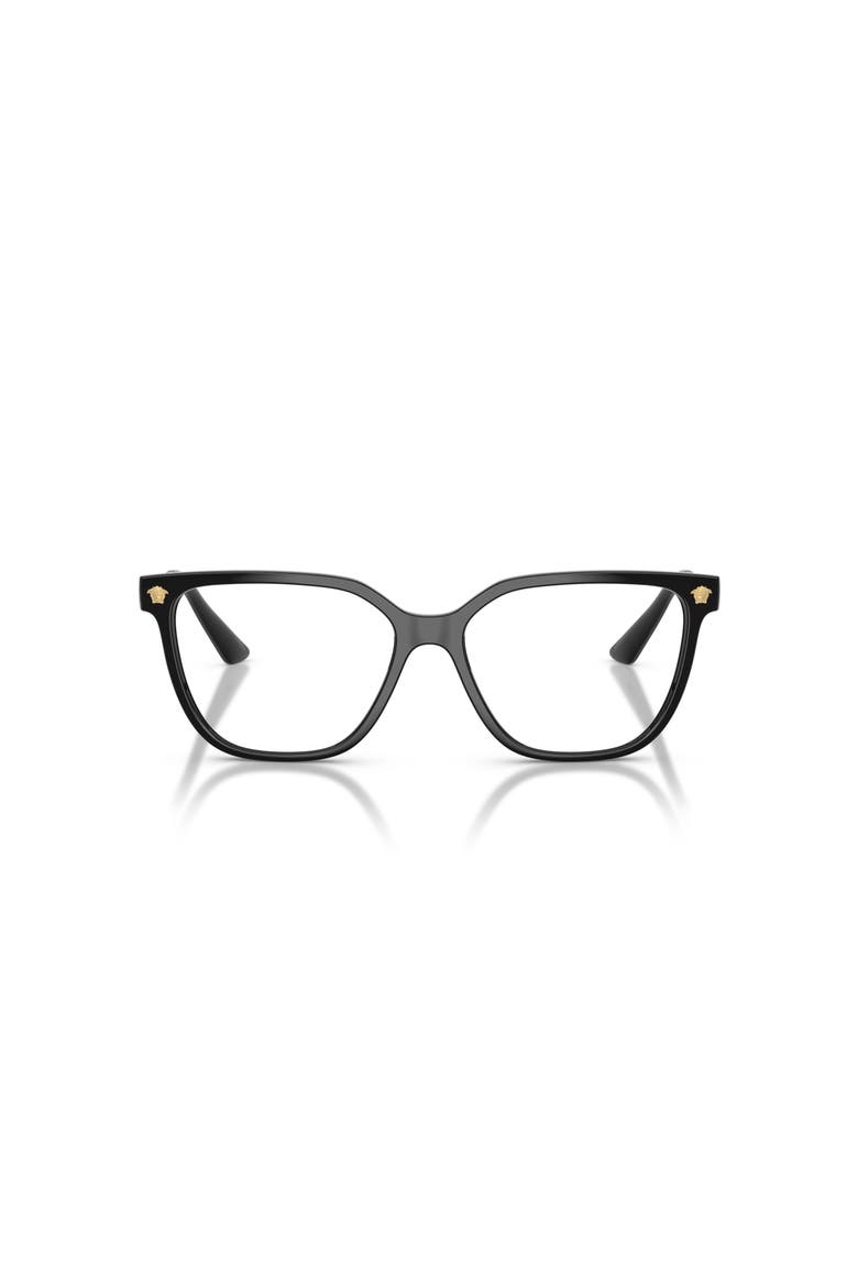 53mm Square optical glasses, Alternate, color, Black