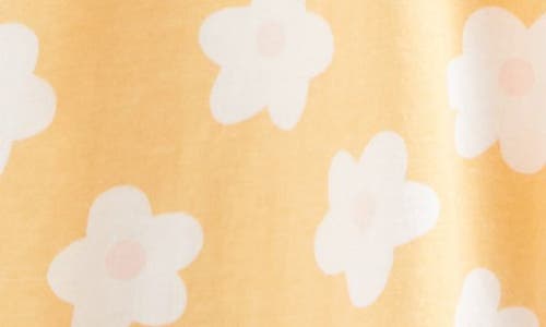 Tucker + Tate Kids' Floral Wide Leg Jumpsuit In Orange Buff Danny Floral