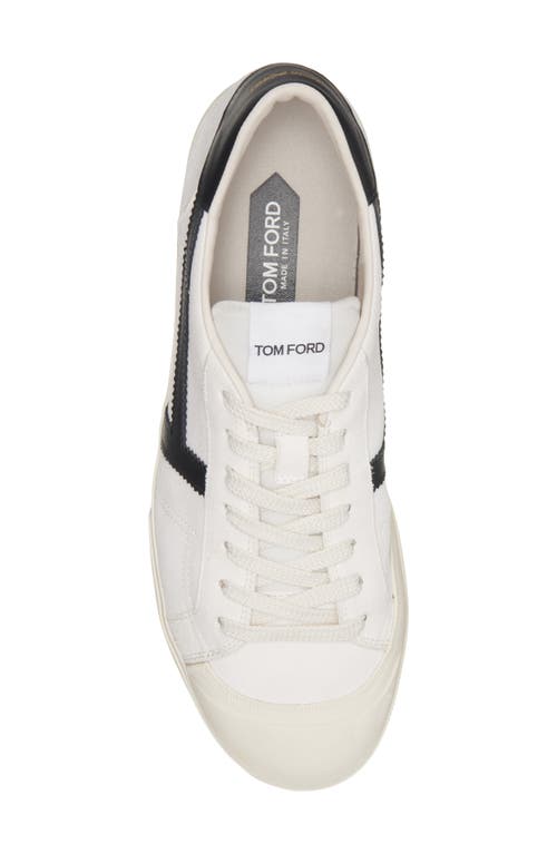 Tom Ford Jarvis Low-top Sneakers In White/black/ivory
