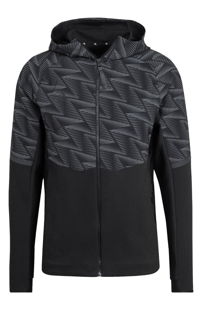 adidas Designed for Gameday Full Zip Hoodie, Alternate, color,