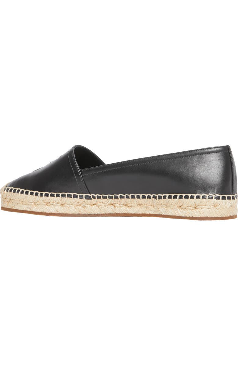 Burberry Tabitha Logo Monogram Espadrille Flat, Alternate, color,
