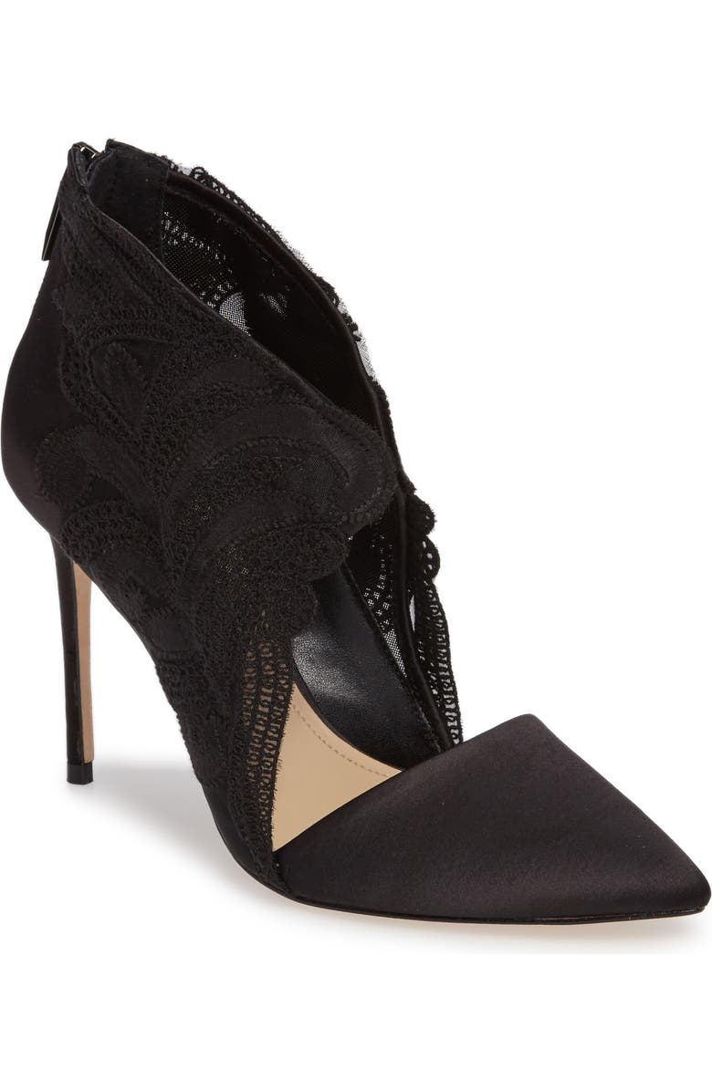 Imagine by Vince Camuto Obin Lace Detailed Pointy Toe Pump, Main, color,