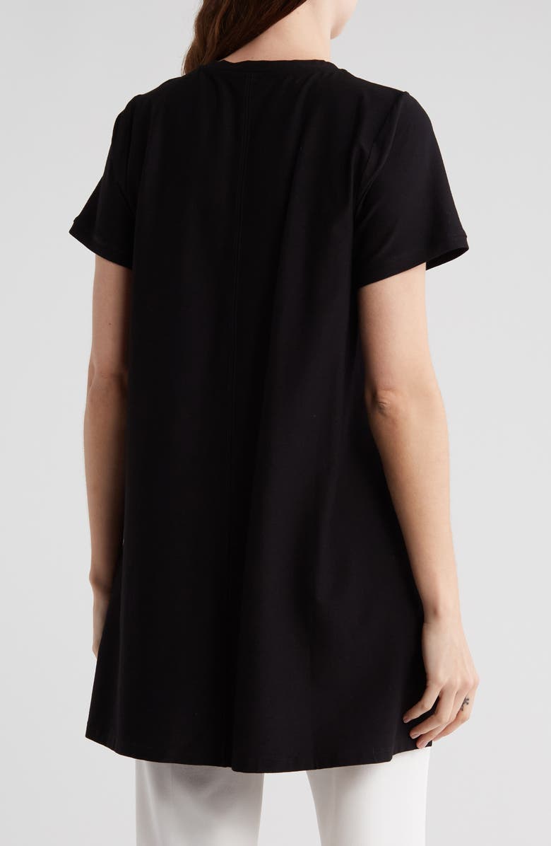 Eileen Fisher Crewneck Tunic Top, Alternate, color,