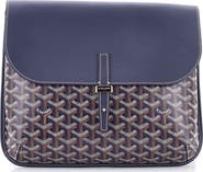 Pre-Owned Goyard Coursier Messenger Bag Coated Canvas and Leather