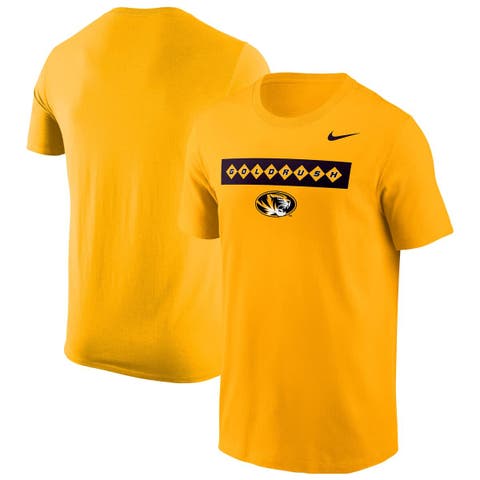 Men's Nike Gold Missouri Tigers 2025 Gold Rush T-Shirt