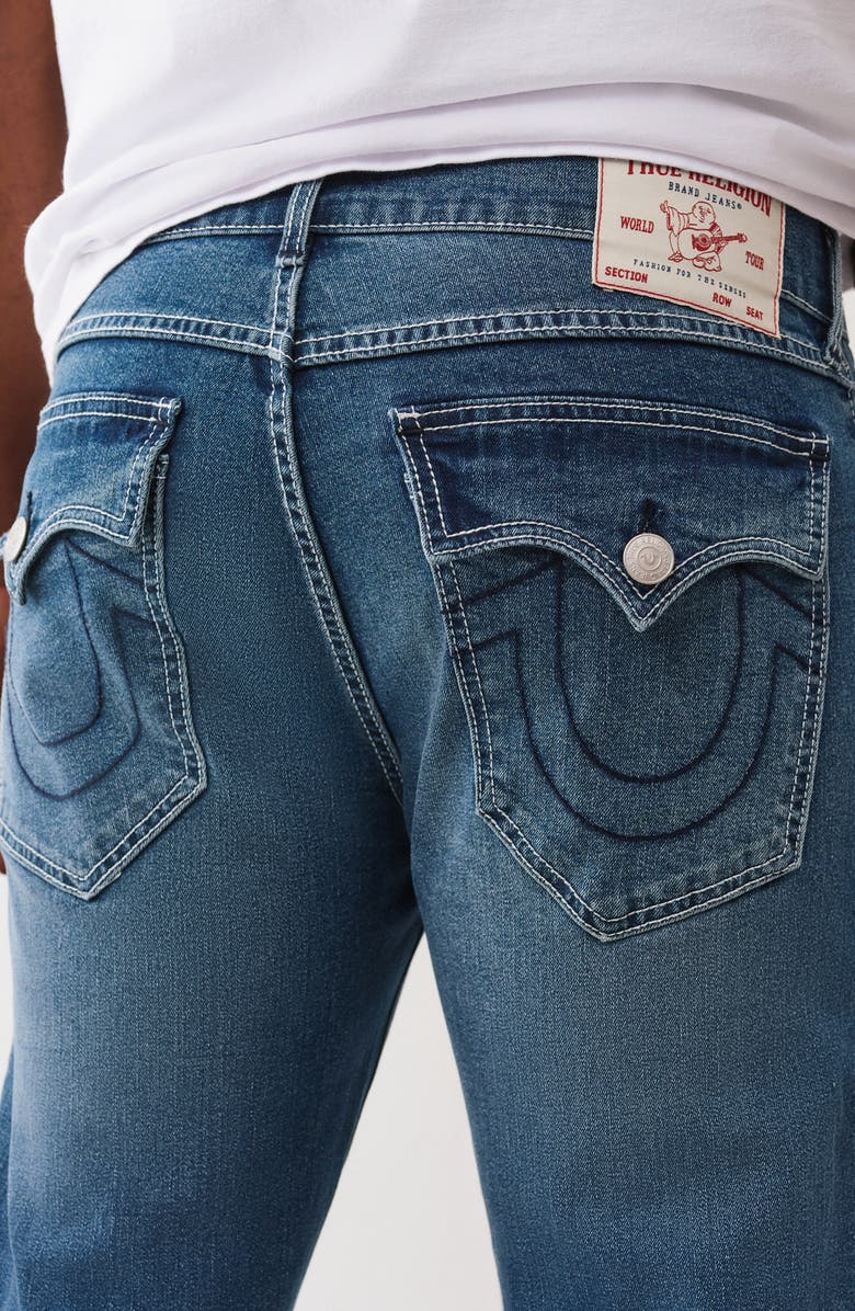 True Religion Ricky Straight Leg Jeans, Alternate, color, Medium Spiced Orchard Wash