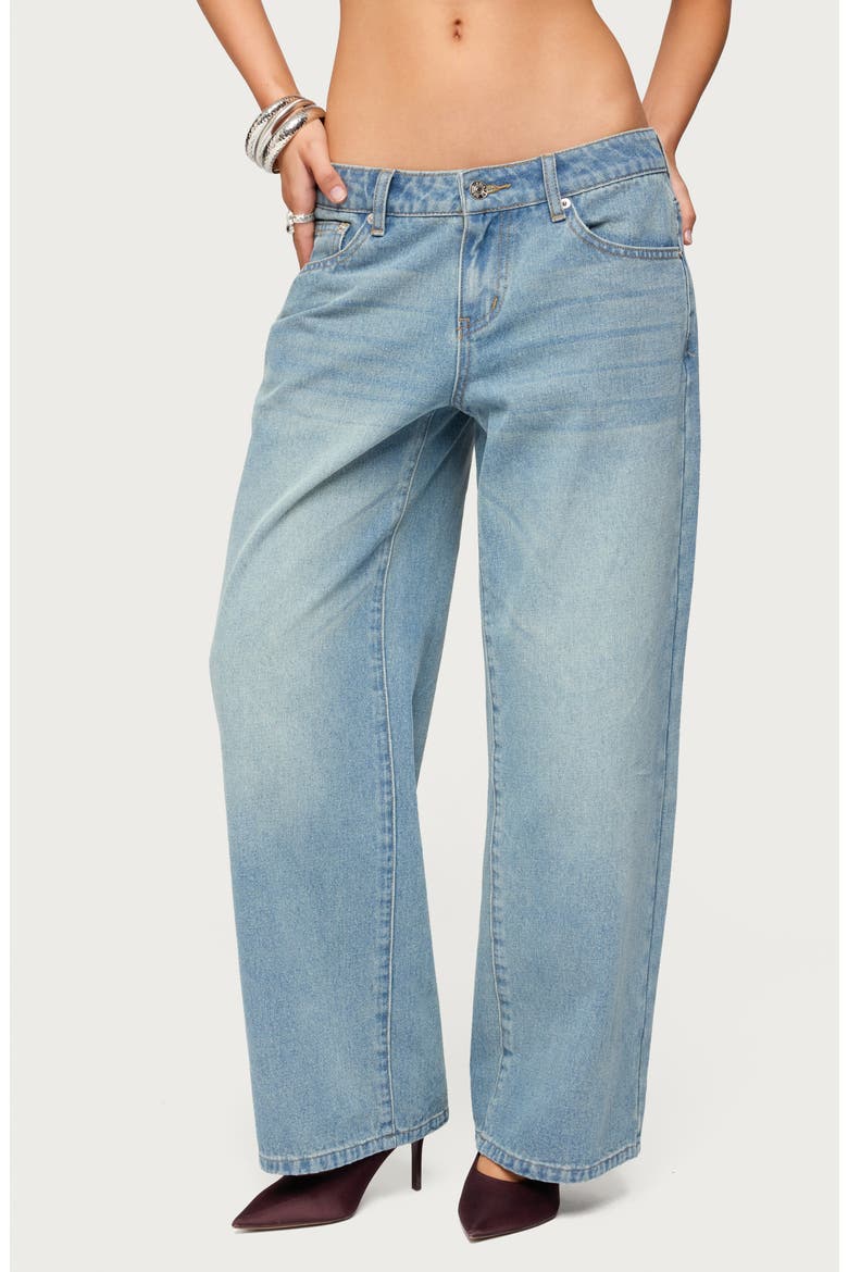 Raelynn Wide Leg Jeans, Main, color, TINTED-DENIM
