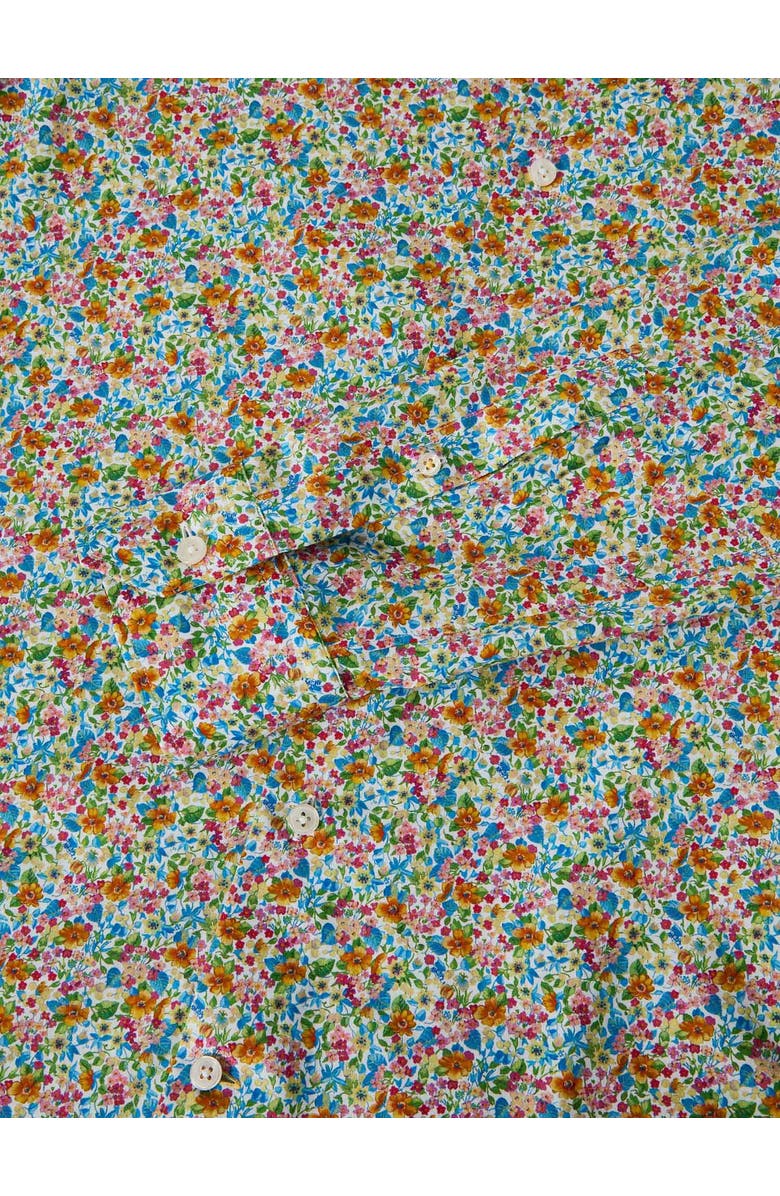 Robert Talbott Reynolds Spring Floral Print Contemporary Fit Shirt, Alternate, color, 