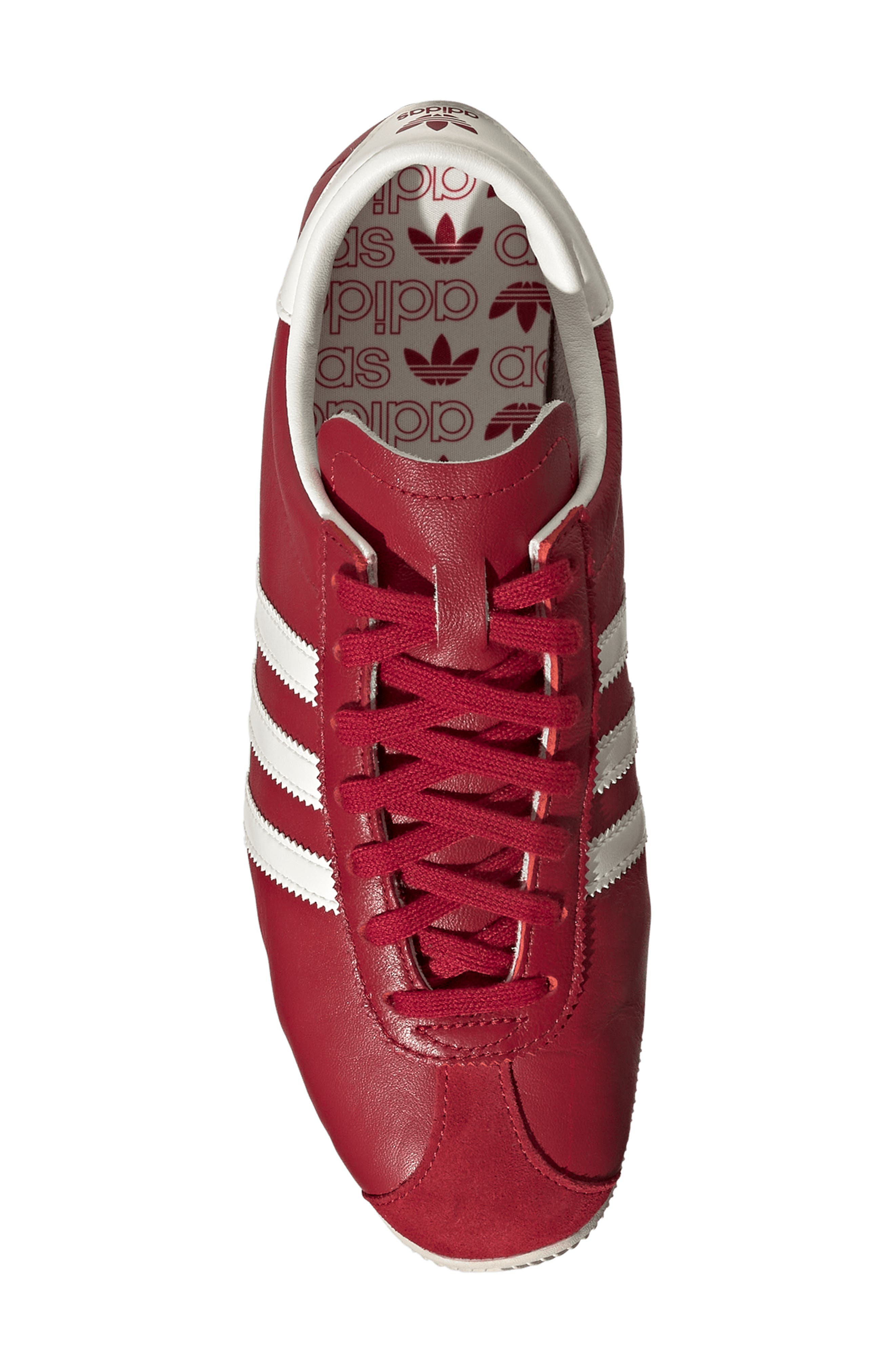 Paris Sneaker, Alternate, color, VICTORY RED/ OFF WHITE/ CREAM