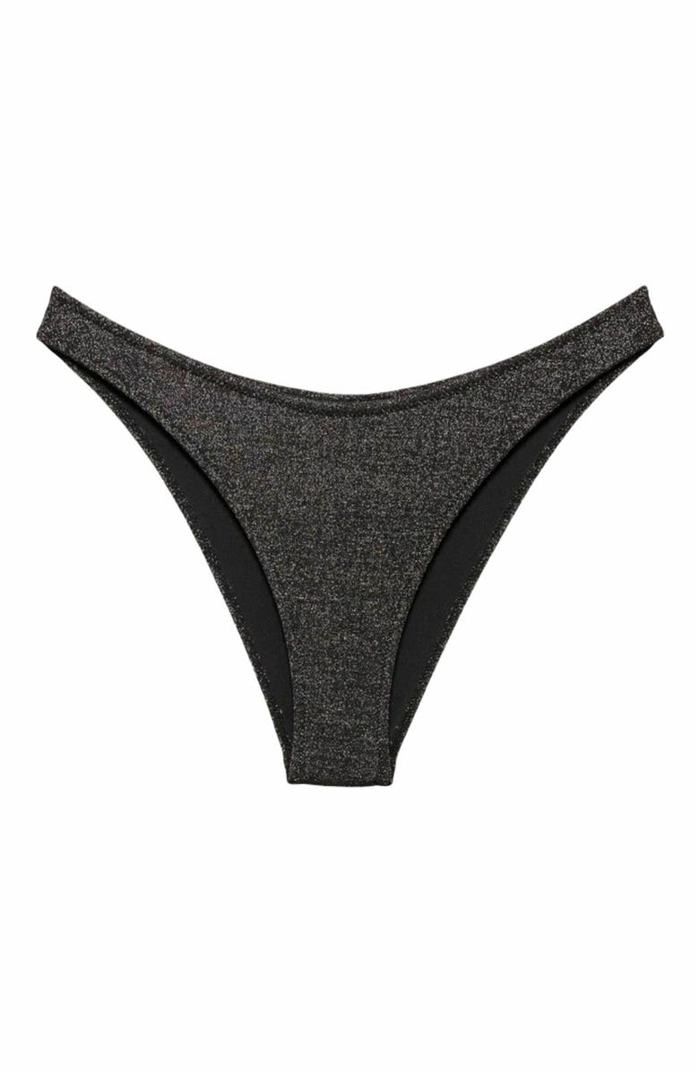 Biliblond Bikini Bottom Negev, Alternate, color, Black Lurex