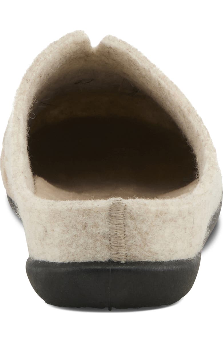 Flexus by Spring Step Cat's Eye Wool Scuff Slipper, Alternate, color, Beige