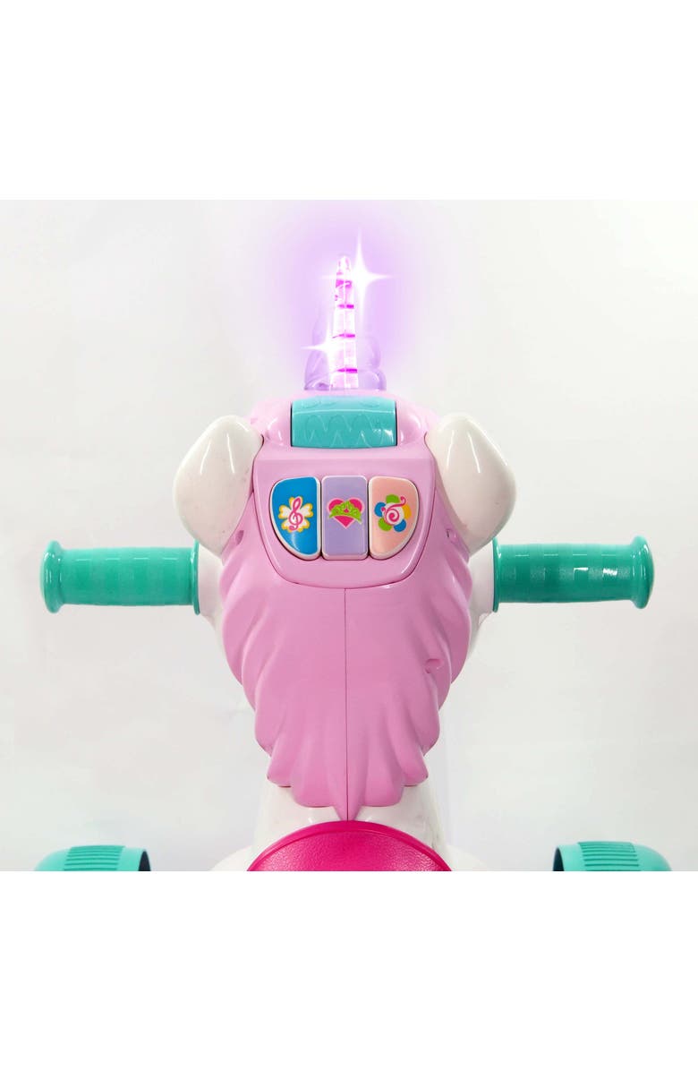 Kiddieland Light N Sounds Magical Rideon Unicorn, Alternate, color, Multicolored