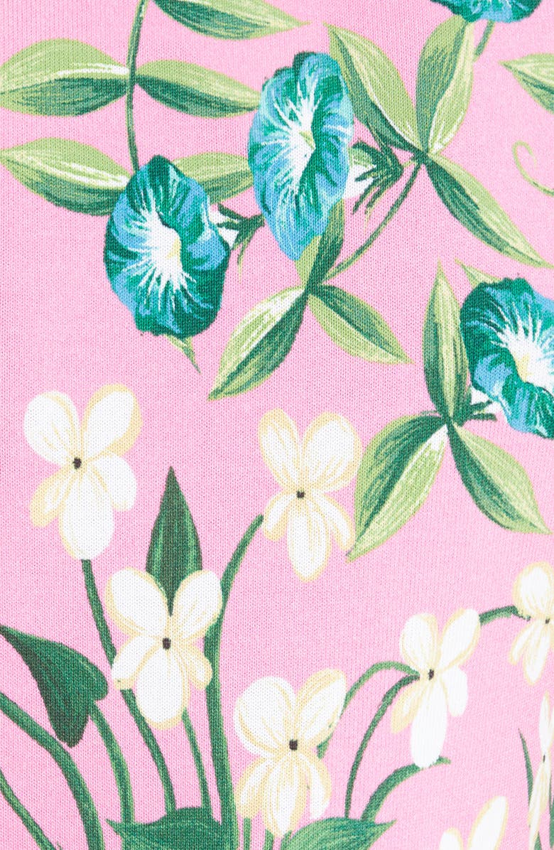 Oscar de la Renta Floral Tapestry Cotton Blend Tank, Alternate, color, 