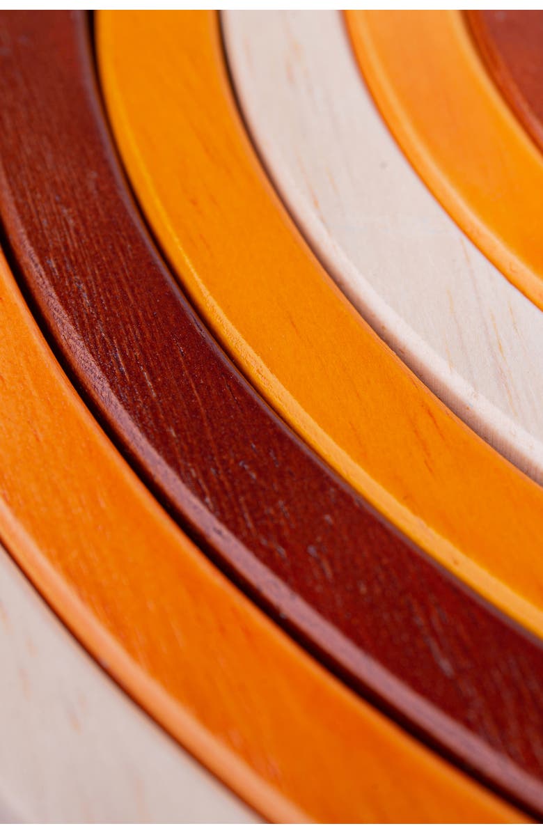 Bigjigs Toys Natural Wooden Stacking Rainbow - Large, Alternate, color, 