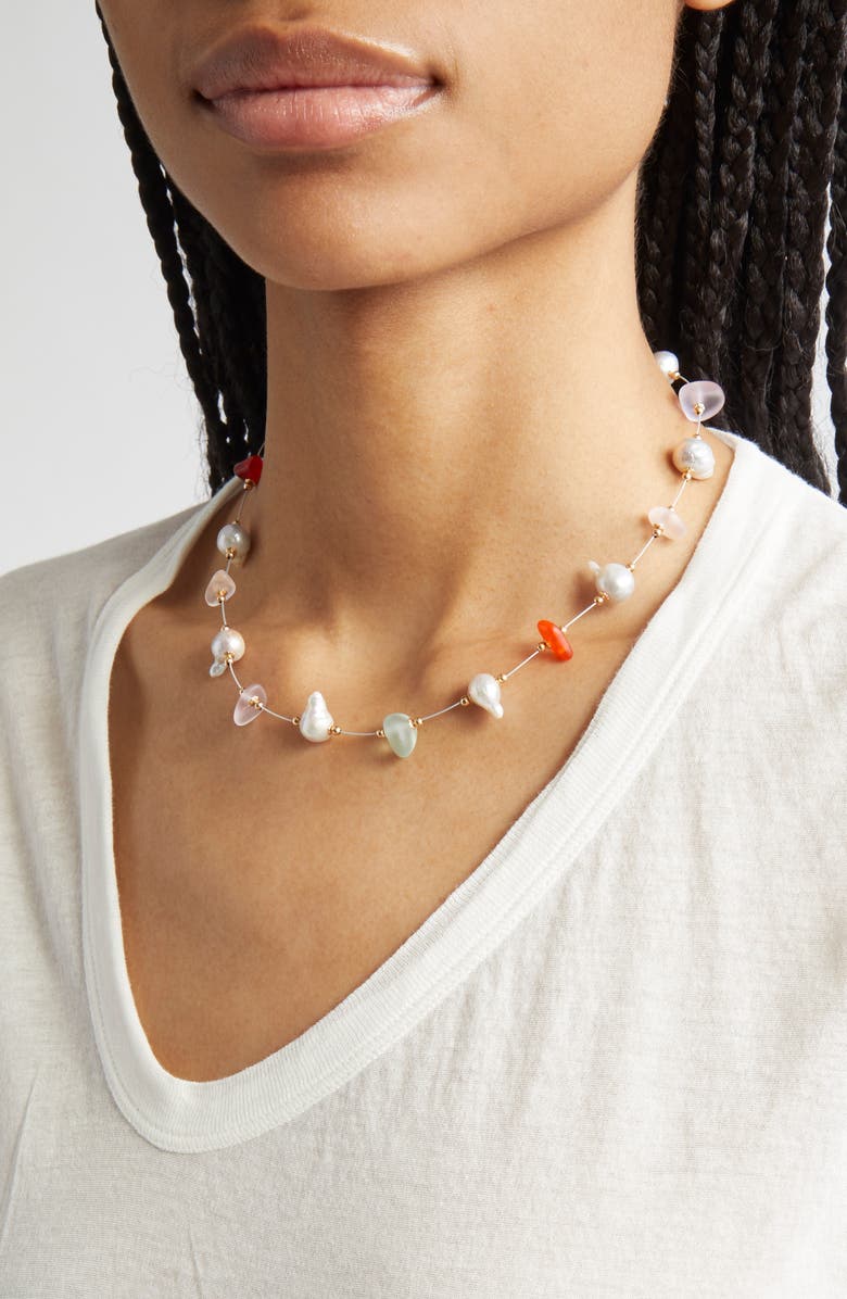 Isshi Limited Edition Particle Necklace, Alternate, color, Pearl Multi