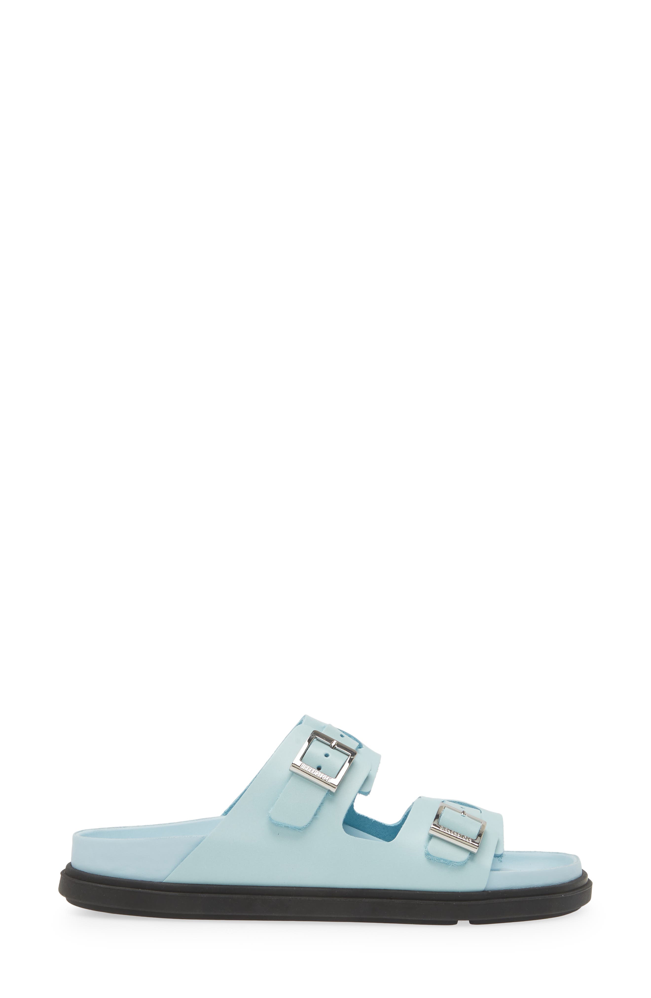 Birkenstock St. Barths Exquisite Slide Sandal, Alternate, color, Mineral Blue