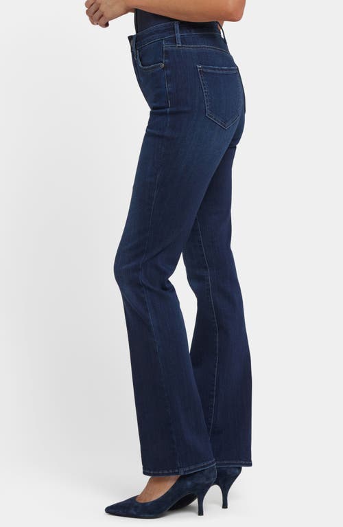 Nydj Plus Marilyn Womens Tencel Denim Straight Leg Jeans In Blue