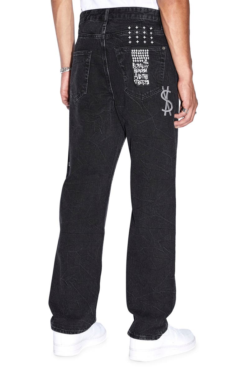 Ksubi Anti K Granite Relaxed Straight Leg Jeans, Alternate, color, 