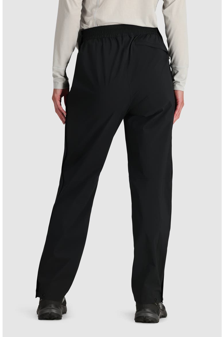 Stratoburst Stretch Rain Pants, Alternate, color, BLACK