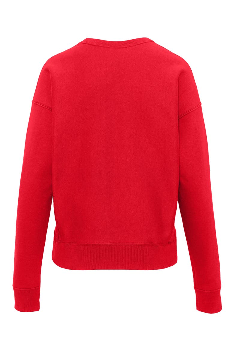 Reverse Weave® Crewneck Sweatshirt, Alternate, color, SCARLET