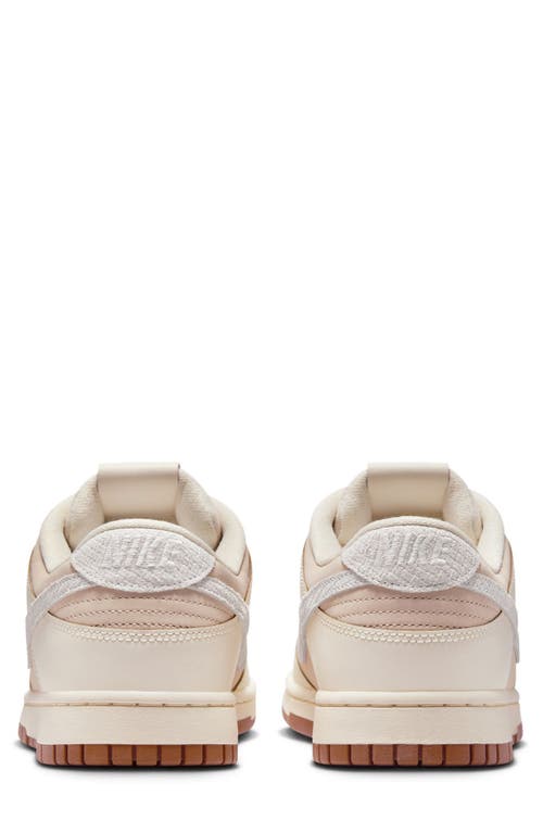 Nike Dunk Low Se Basketball Sneaker In Pearl White/sail/pale Ivory