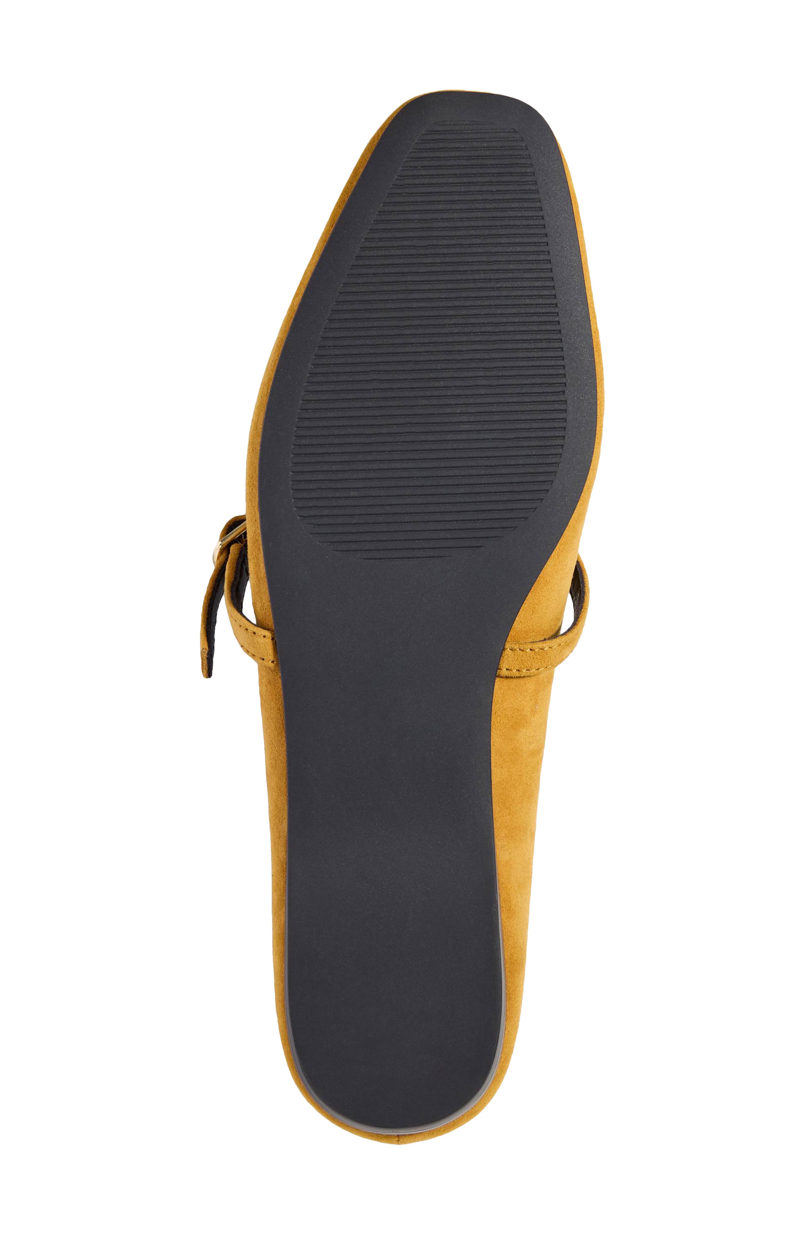 Lily Flat Mule, Alternate, color, OCHRE