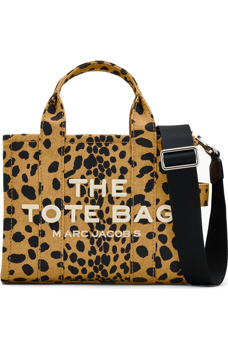 Marc Jacobs The Small Cheetah Cotton Canvas Tote, Main, color, Leopard
