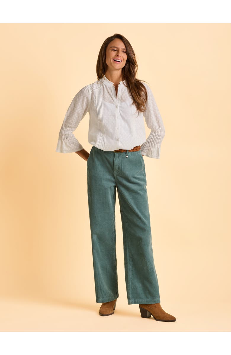 Brakeburn Elva 3/4 Sleeve High Neck Shirt, Alternate, color, Cream