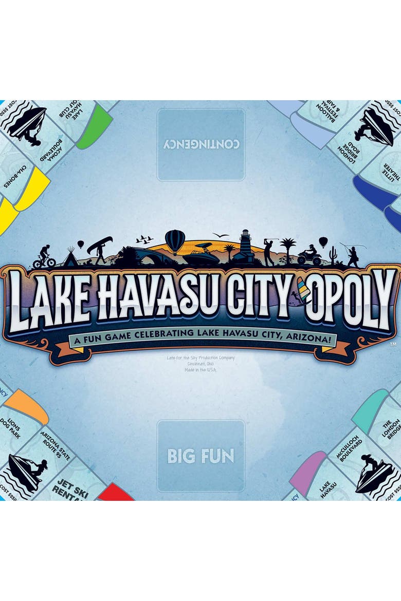 Lake Havasu City Opoly Board Game, Alternate, color, Multicolored