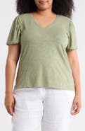 Caslon® Scallop Trim T-Shirt