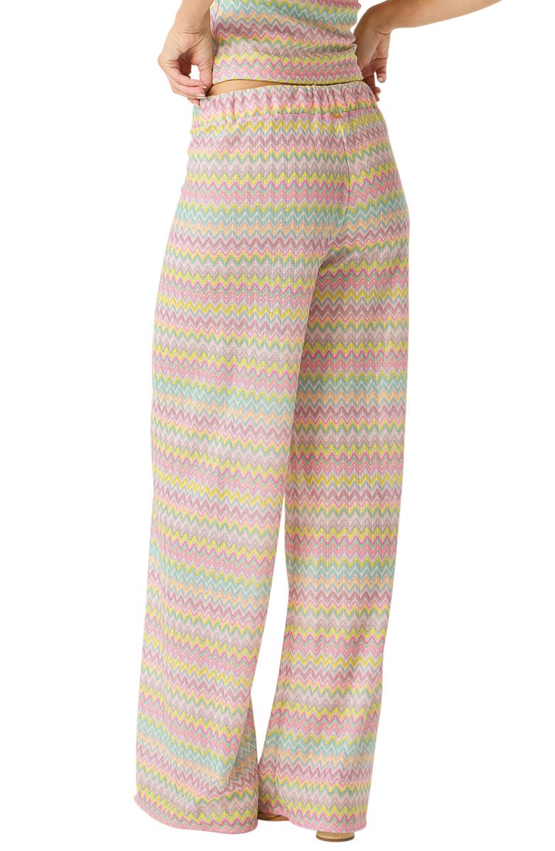 PQ SWIM Meg High Waist Cover-Up Pants, Alternate, color, Love Spell