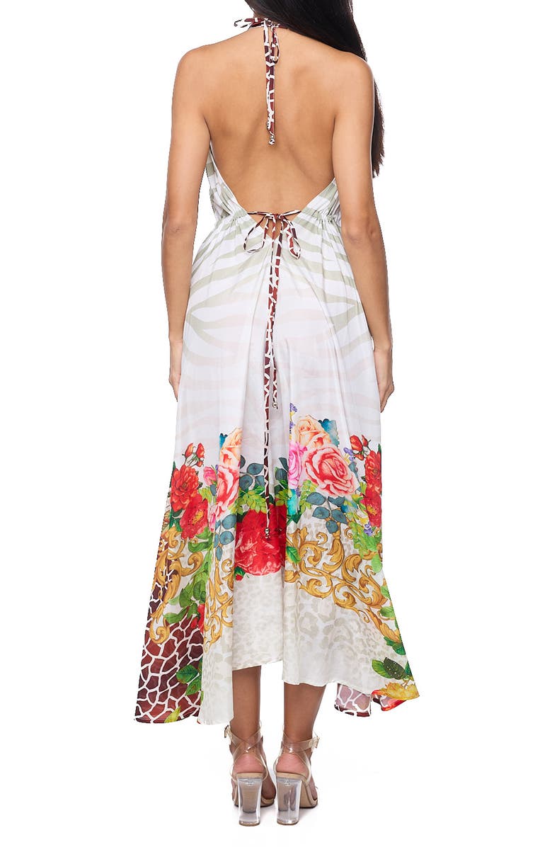 RANEES Print Sundress, Alternate, color, White