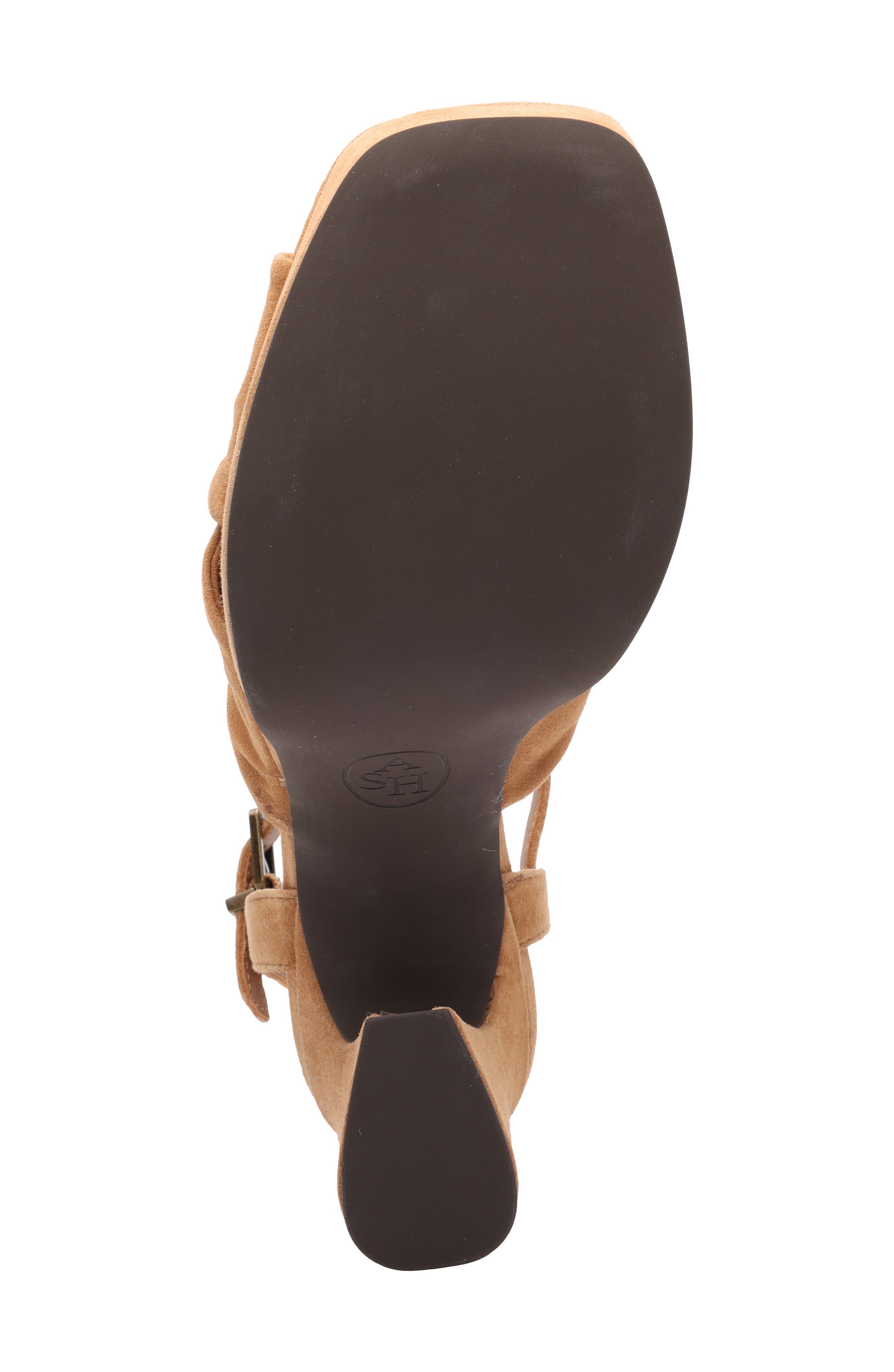 Opus Suede Ankle Strap Platform Sandal, Alternate, color, MOKA MOU