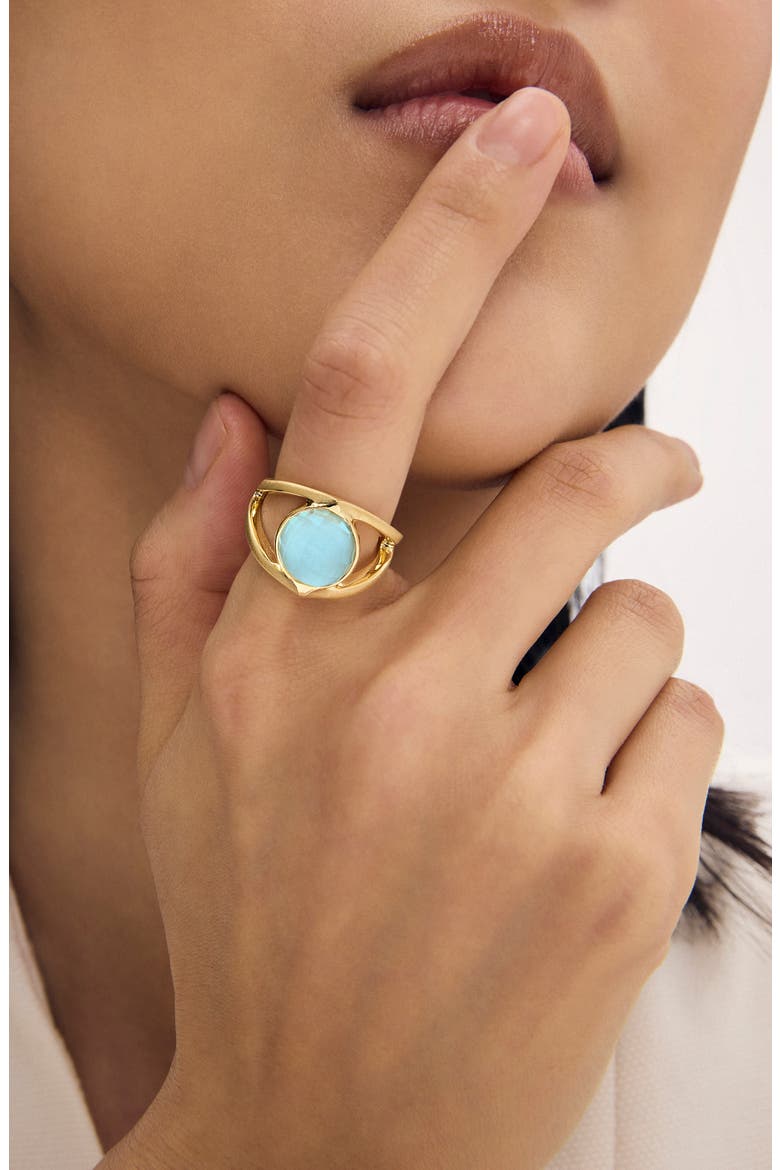 Mini Galleria Ring, Alternate, color, IRIDESCENT SKY BLUE