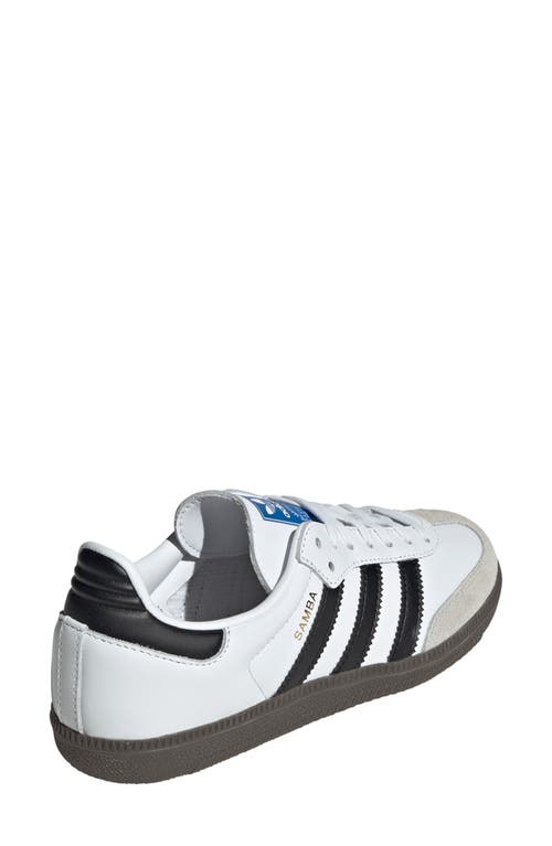 Adidas Originals Sneakers Samba Og Kids In White/clear Orange/gum