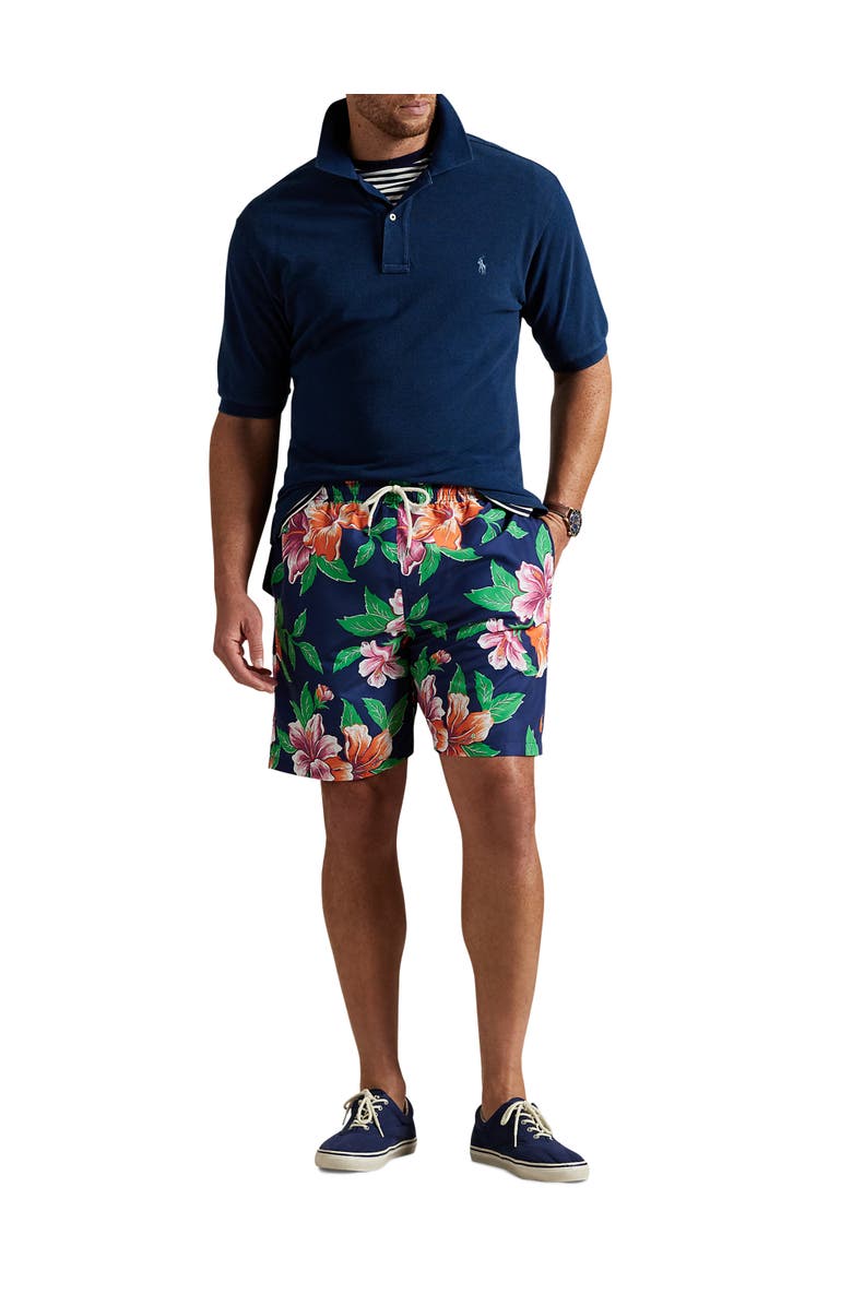 Polo Ralph Lauren Big & Tall Traveler Classic Swim Trunks, Alternate, color, 